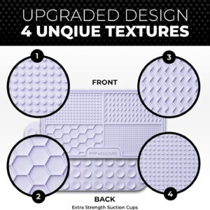 Pup Culture Dog Lick Mat for Dogs (2 Pack), Feeding Pad for Anxious Pets Plus 4 Different Puzzles for Mental Stimulation for Dogs – Supports Mental, Dental, and Digestive Health – Heavy Duty