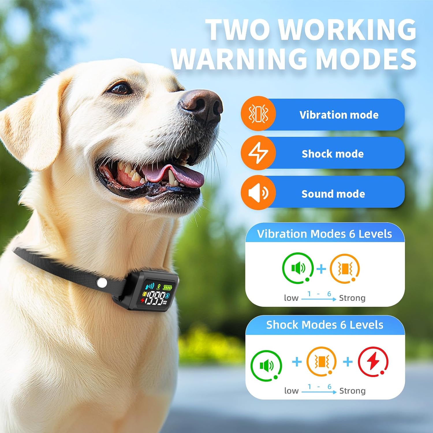 GPS Wireless Dog Fence - No Monthly Fee, Waterproof Pet Containment System with Smart Shock Collar - Safe GPS Tracker for Dogs - Adjustable, Rechargeable, Easy Setup - Image 9