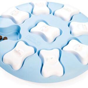 Outward Hound by Nina Ottosson Puppy Smart Treat Puzzle Enrichment Toy, Level 1 Beginner, Blue