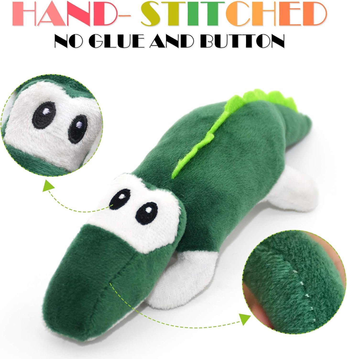 SHARLOVY Dog Squeaky Toys for Small Dogs,Stuffed Animal Puppy Toy,Cute Puppy Chew Toy for Dog Teething, for Small to Medium Dogs,Soft Plush Pet Toys Pack 12 in Gift Box - Image 4