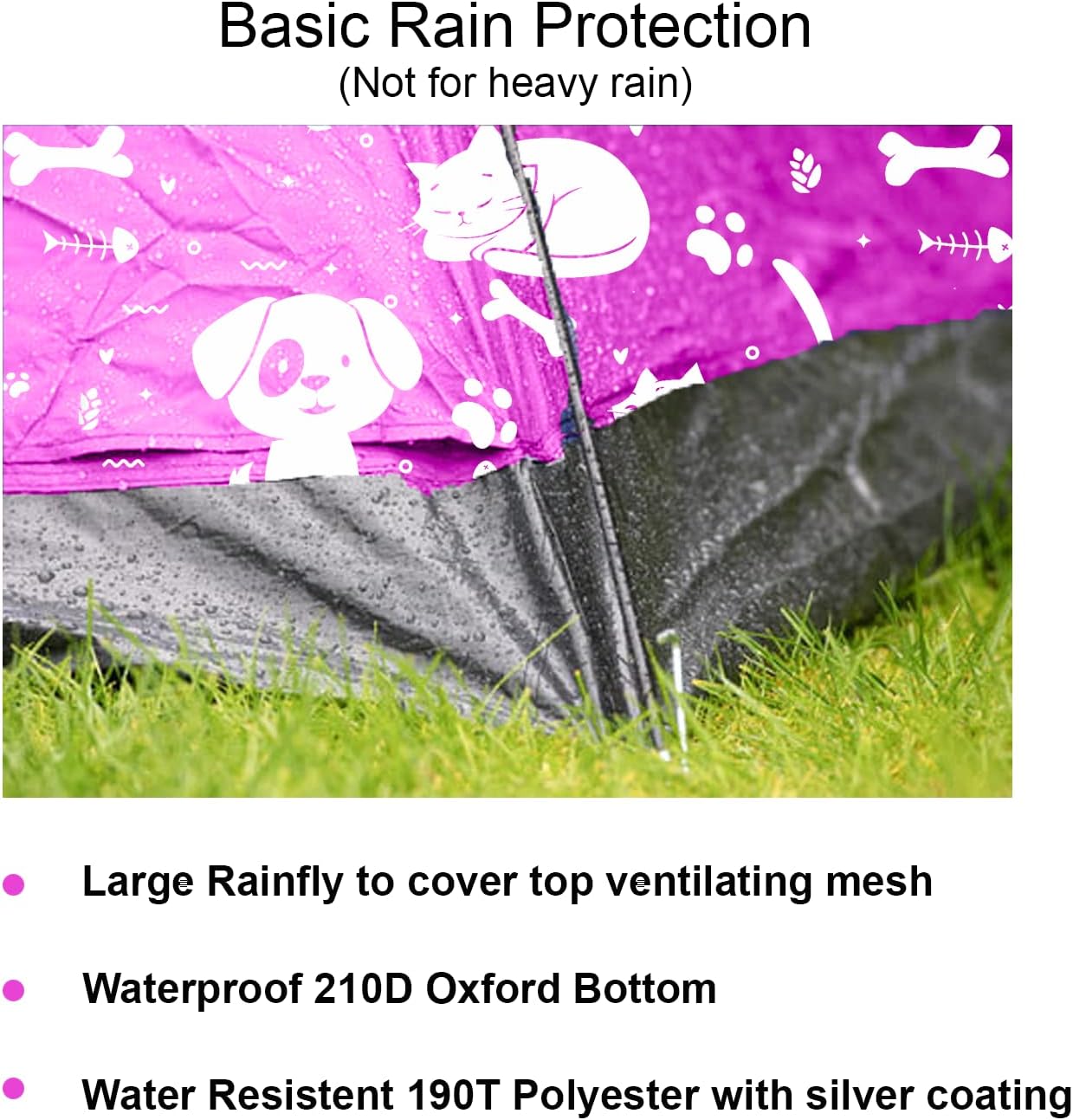 KidzAdventure 2 in 1 Indoor/Outdoor Tent for Kids, Small 1 or 2 Toddler/Kids Tent, Backpacking, Lightweight and Easy Pop up, Ideal for Backyard, Outside Camping, or Play Fort - Image 5