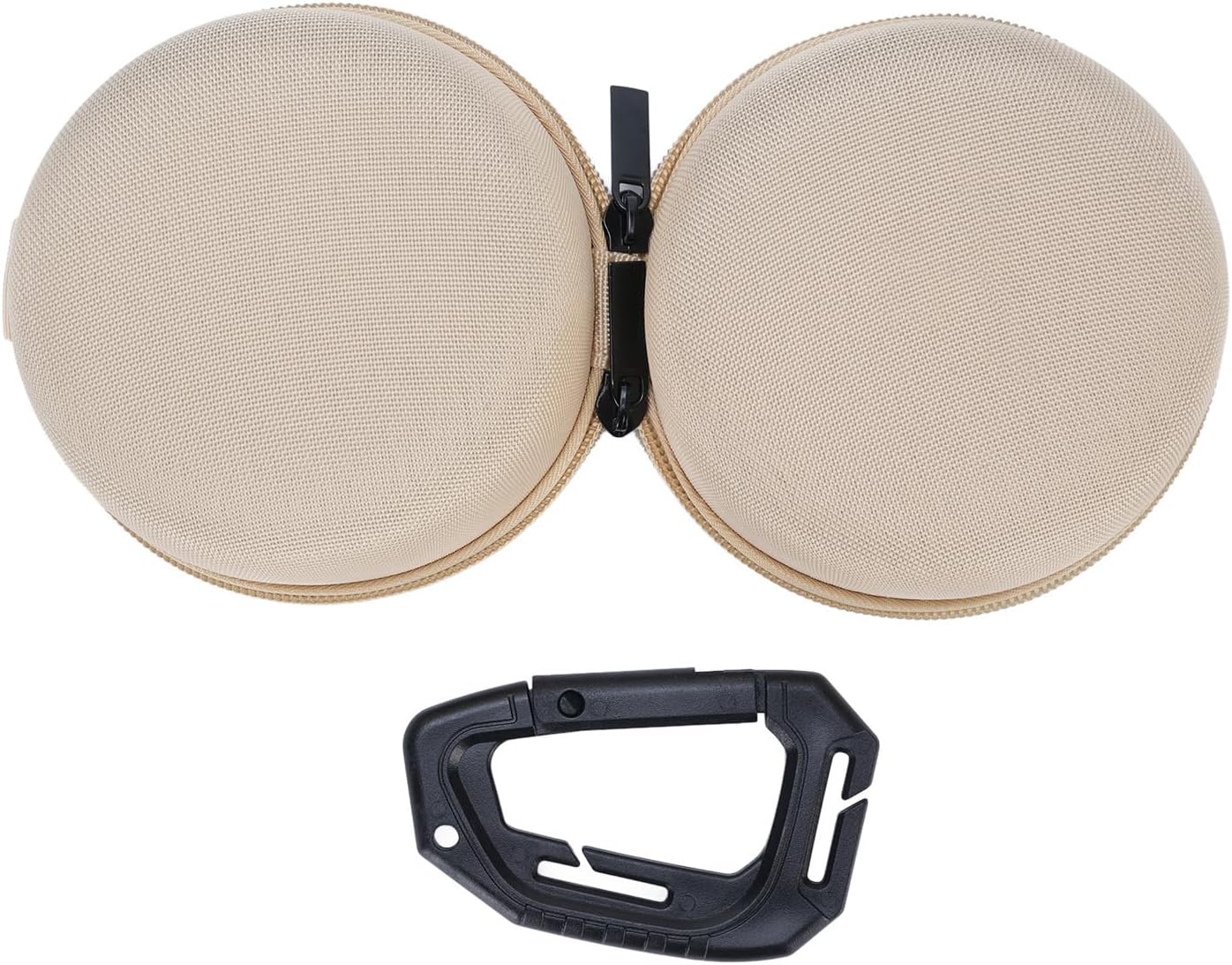 Stainless Steel Dog Bowls with Storage Bag, Lightweight Foldable Pet Feeder Bowl Set Ideal for Camping Traveling Hiking 9cm Diameter (Khaki) - Image 7