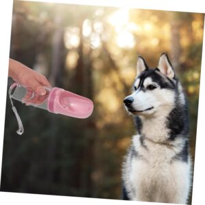 1pc Outdoor Portable Pet Water Bottle Practical Dog Drinking Feeder Easy Use Design for Travel Adventures
