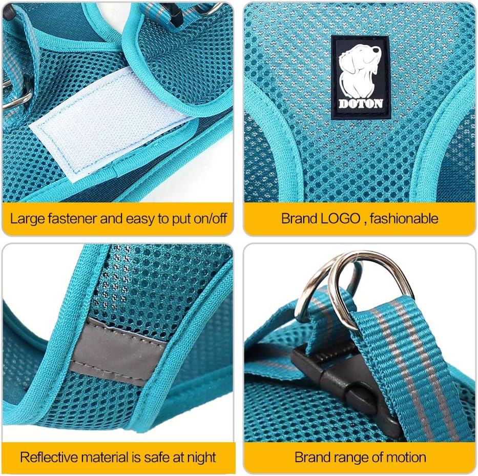 HEYWEAN Cat Harness and Leash - Ultra Light Escape Proof Kitten Collar Cat Walking Jacket with Running Cushioning Soft and Comfortable Suitable for Puppies Rabbits - Image 3