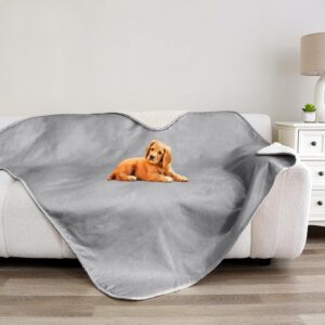 Waterproof Dog Blankets for Extra Large Dogs, Washable Pet Blanket for...