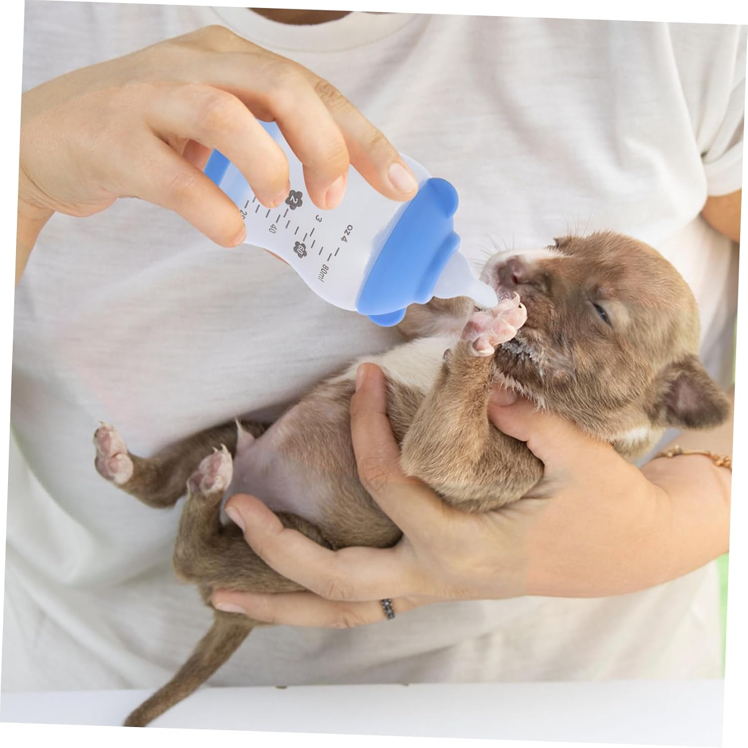 BESPORTBLE 2PCS PET Nursing Bottle Silicone Feeding Bottles for Newborn Puppies and Kittens Portable Feeding Tool for Travel and Outdoor Use - Image 6