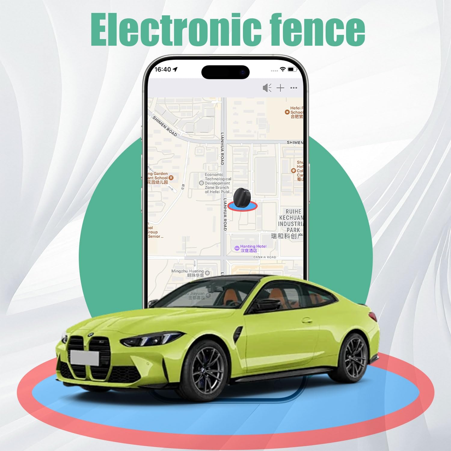 Mini GPS Tracker for Vehicles Car GPS Powerful Magnetic Waterproof Hidden Tracker Real-Time Localization for Vehicles/Children/Pets Compatible with Android iOS No Subscription - Image 5