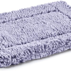 Stoutwool Indestructible Dog Bed - Fluffy Chew Proof Dog Crate Pad - Tough Kennel Pad for Aggressive Chewers - Washable, Ideal for Toy Breeds & Fits 18-Inch Crate - 17"x11", Jacaranda