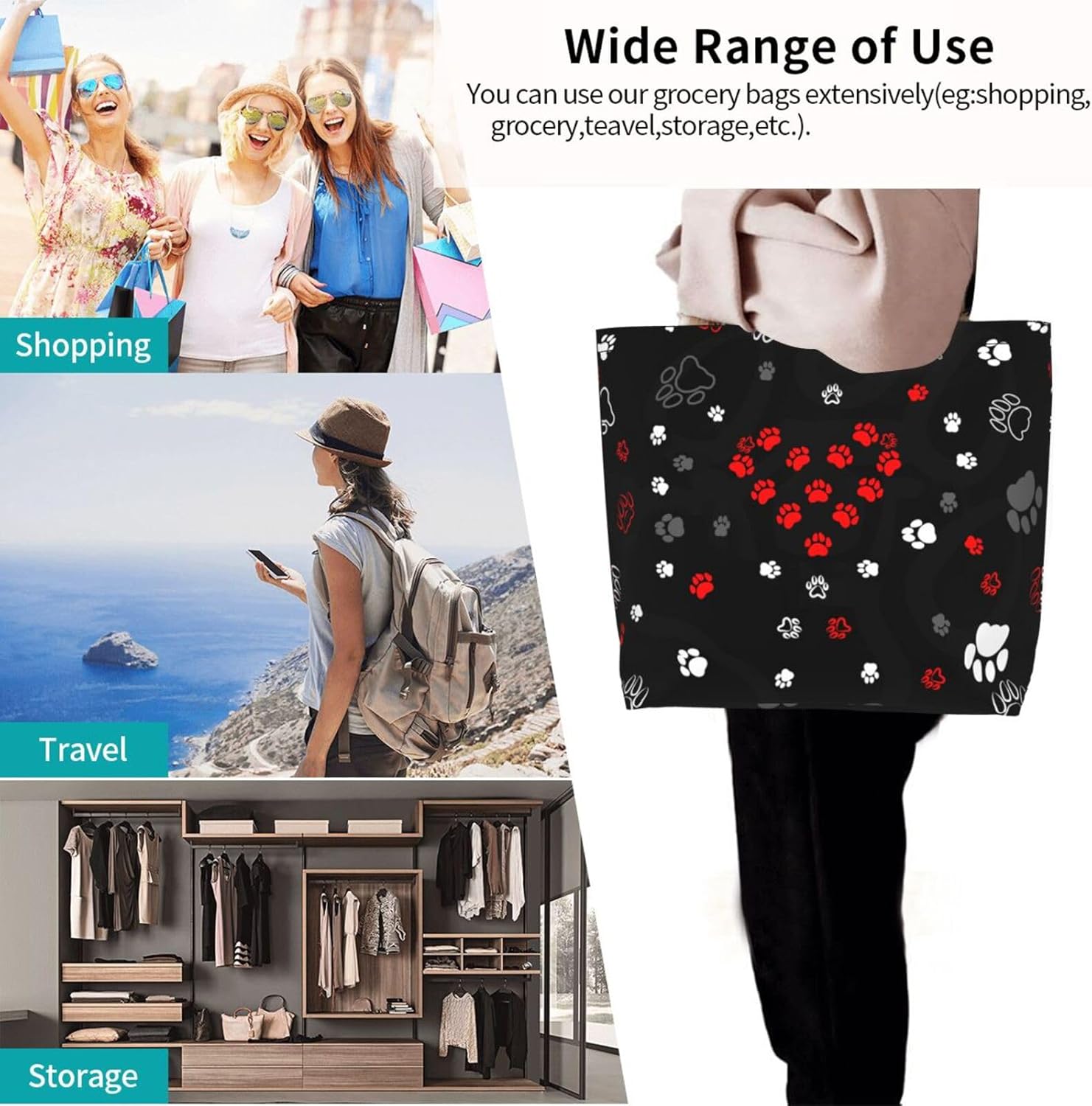 Baseball Tote Bag - Handbag, Shopping and Travel Bag for Sports Mom - Gifts for Women - Image 8