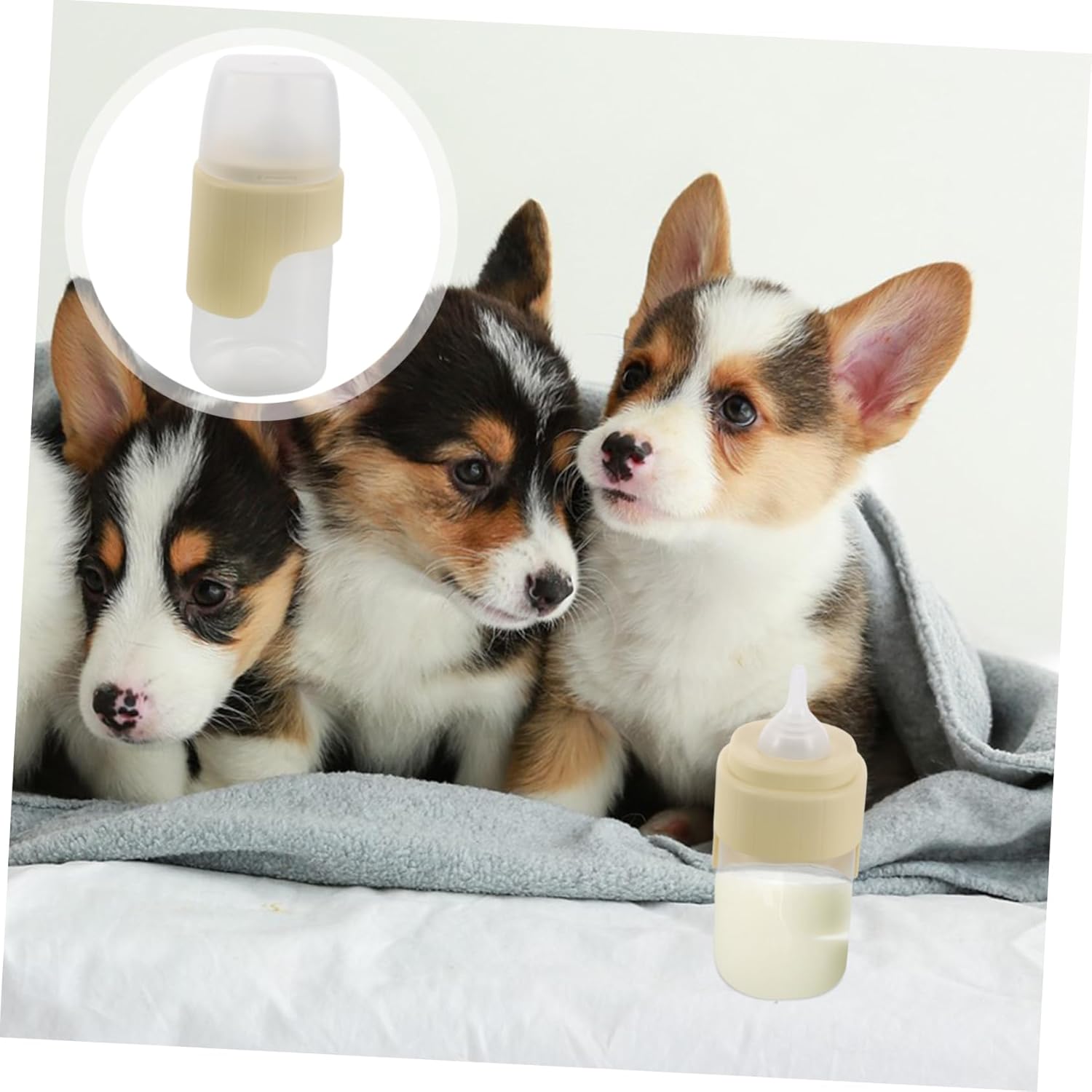 GANAZONO Newborn Pet Feeding Bottle for Kittens and Puppies Travel Friendly Design with Nipple for Safe and Comfortable Feeding Easy to Animal Nursing Bottle - Image 8