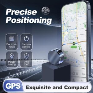 Tracker for Vehicles，Mini GPS Tracker Device for Vehicles，Anti-Theft Micro with Applicable to Android/iOS，Hidden Magnetic Realtime Tracking for Cars Kids, Dogs，Pets, Luggage