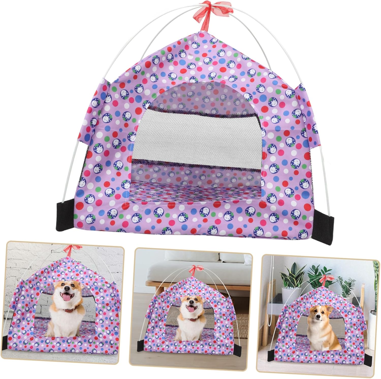 Pet Tent for Dog and Cat Outdoor Sun Shelter House Mesh Tent Easy to Wide Door Ventilated - Image 7