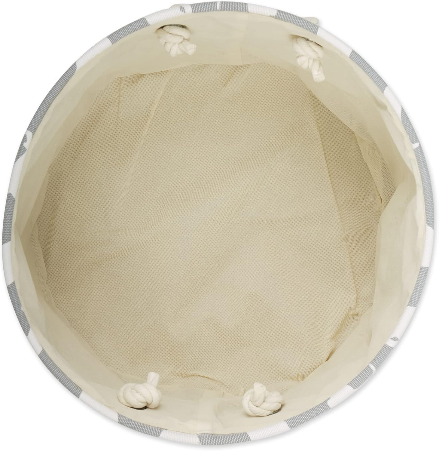 Bone Dry Pet Storage Collection Collapsible Bin, Small Round, 9x12, Gray Dog Show Print - Image 3