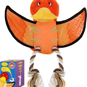 PetiFine Dog Toys, Squeaky Dog Toys for Aggressive Chewers, Stuffed Animals Dog Toys to Keep Them Busy, Interactive Tug of War Dog Toy for Small, Medium and Large Dogs