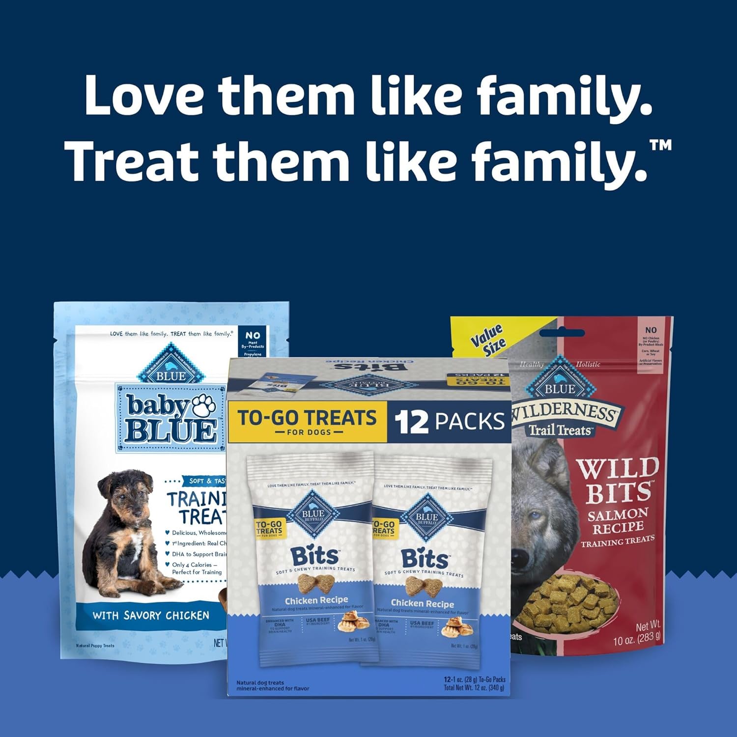 Blue Buffalo BLUE Bits Natural Soft Moist Training Dog Treats TOGO Chicken Recipe Bags, contains Twelve (12) oz bags - Image 9