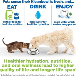 Kinn Kleanbowl Disposable Dog Food Bowls, 8 oz (Pack of 50) – Frame System Refills, Use for Travel, Boarding, or Crate, Compostable Pet Travel Bowl, No Plastic, Leakproof, Portable Dog Dish