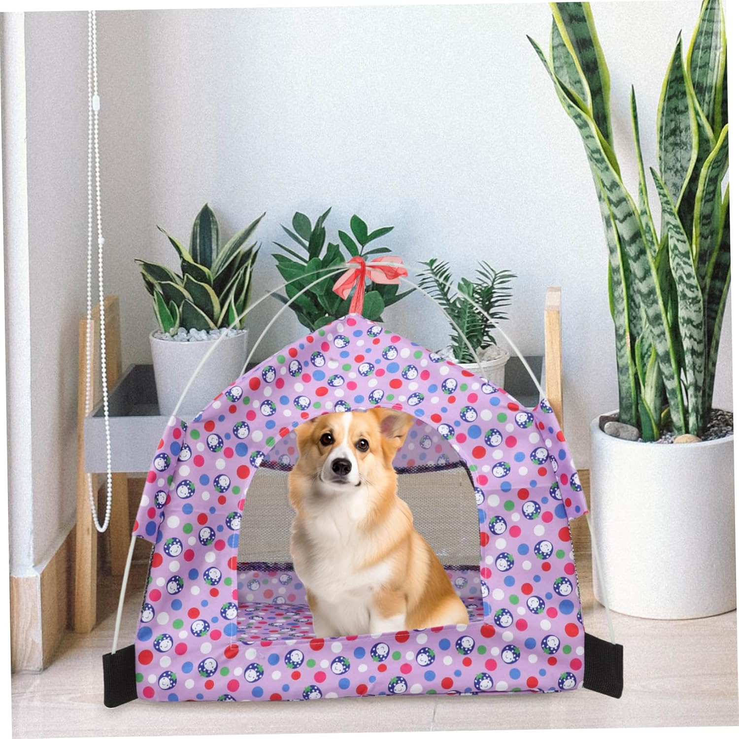 Pet Tent for Dog and Cat Outdoor Sun Shelter House Mesh Tent Easy to Wide Door Ventilated - Image 3