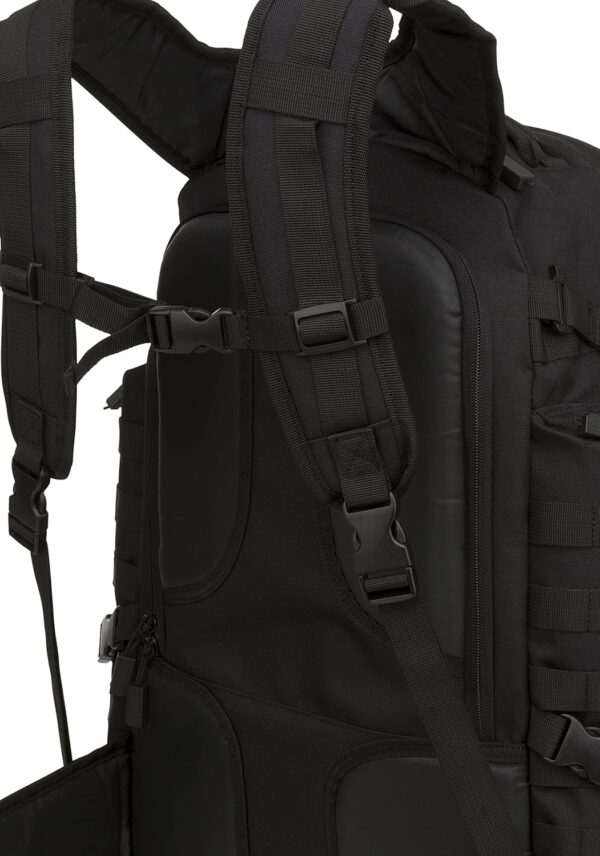 SOG Barrage Tactical Internal Frame Backpack, 64.3-Liter Storage, Black - Image 4