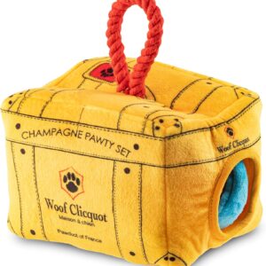 Haute Diggity Dog Woof Clicquot Pawty Set, Plush Designer Dog Toys wit...