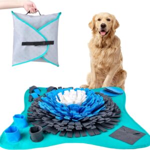 25’’ Snuffle Mat for Dogs Large Breed, Dog Feeding Mat | Enrichment Toys to Encourage Dogs Foraging Skills and Slow Eating (Large Dog Snuffle Mat)