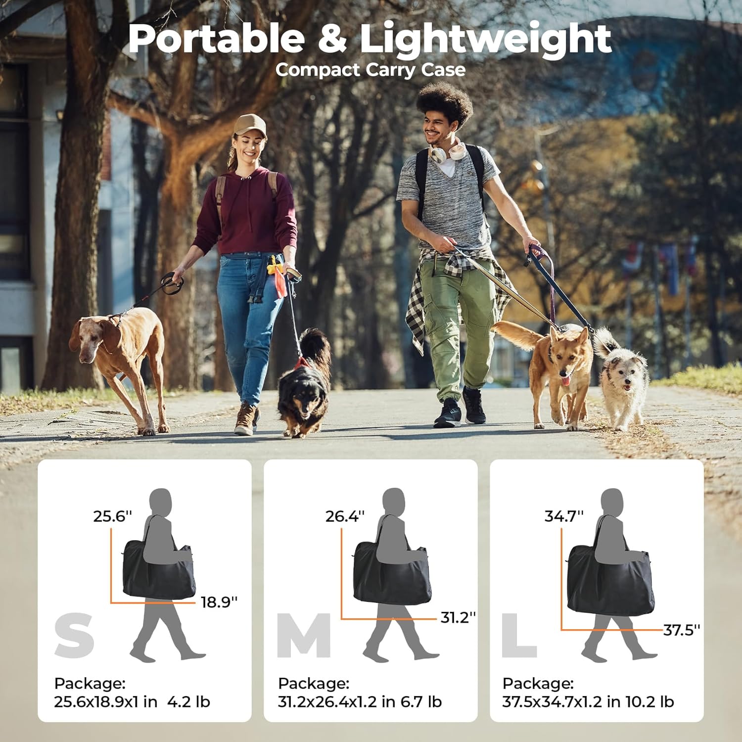 2-in-1 Pop Up Cat Playpen, Detachable into 2 Separate Pens with Additional Doors, Assembly-Free Portable Dog Crates Pet Pen Tent Kennel Kitten Puppy Enclosure Cage Indoor Outdoor Foldable Condo(S) - Image 9