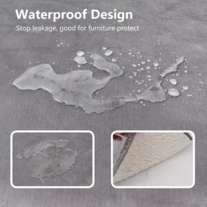 Waterproof Dog Blankets for Extra Large Dogs, Washable Pet Blanket for...