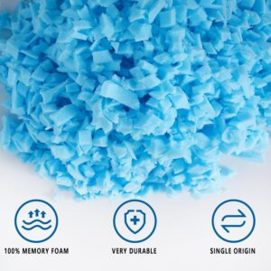 10 LBS Bean Bag Filler,Comfortable and Soft Bean Bag Chair Filler, Memory Foam Stuffing for Cooling Pillow,Beanbag，Dog Bed,Couch Stuffing Fill for Cushions…