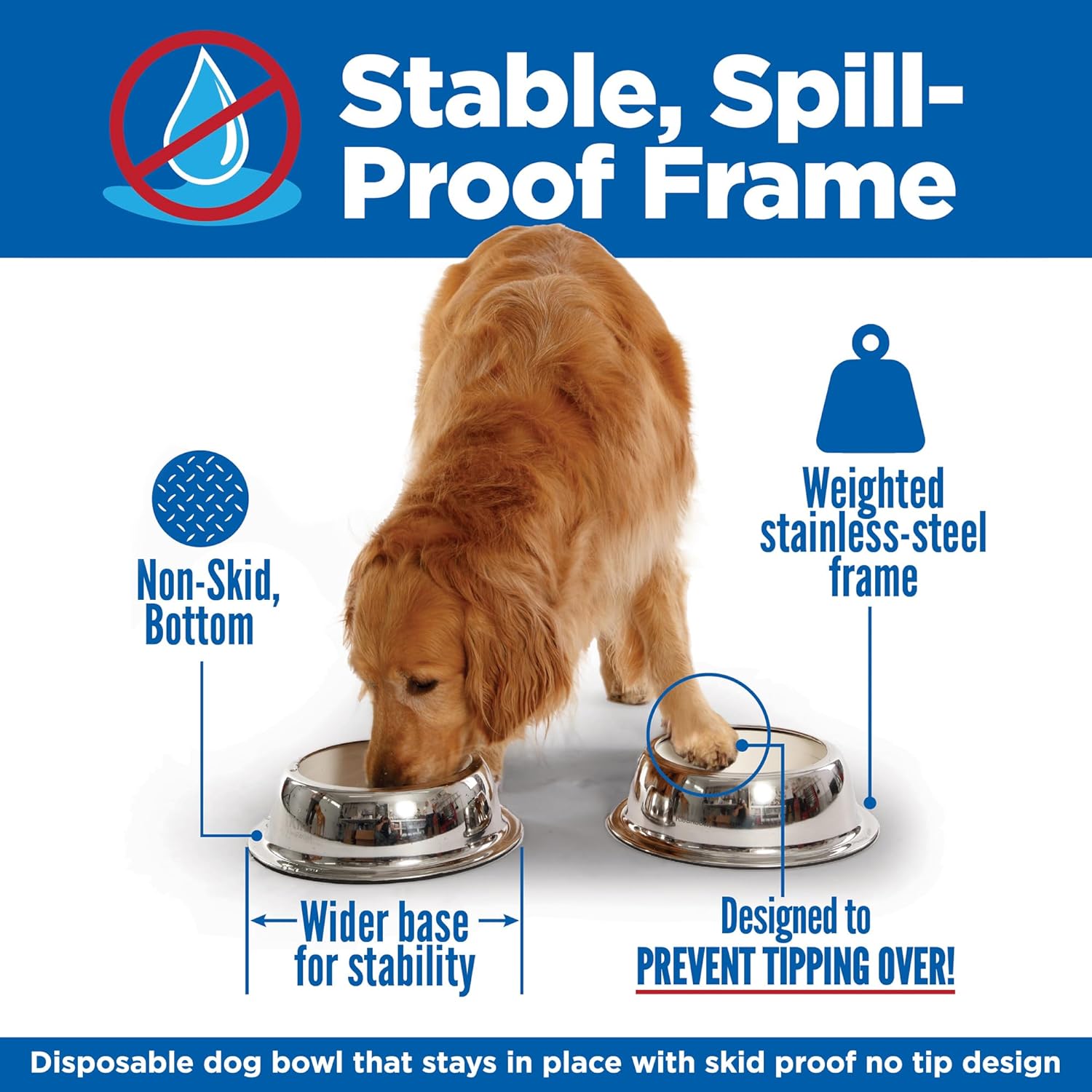 Kinn Kleanbowl Disposable Dog Food Bowls, 8 oz (Pack of 50) - Frame System Refills, Use for Travel, Boarding, or Crate, Compostable Pet Travel Bowl, No Plastic, Leakproof, Portable Dog Dish - Image 8