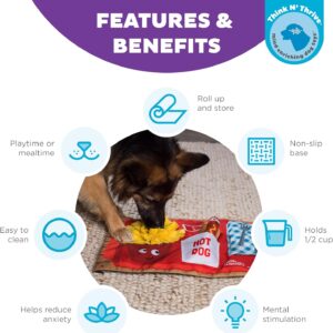 Outward Hound by Nina Ottosson Activity Matz Fast Food Fun Plush Dog P...