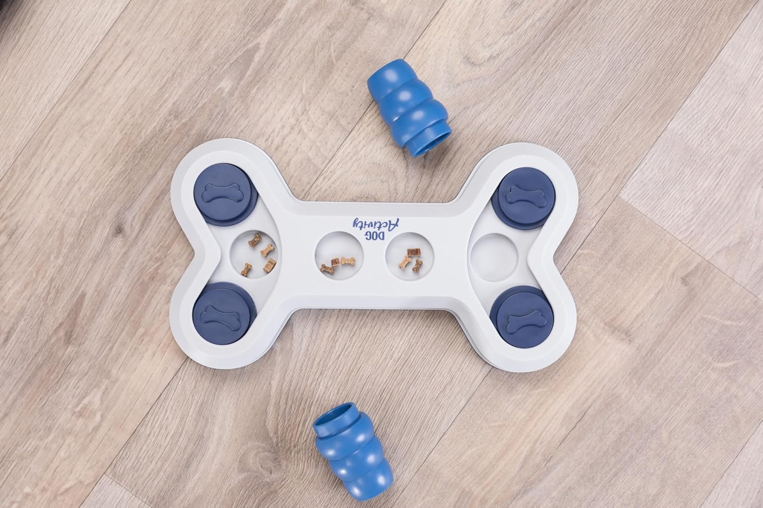 TRIXIE Flip Bone Dog Enrichment Toy, Beginner Level 1 Dog Puzzle, Interactive Treat Game - Image 6