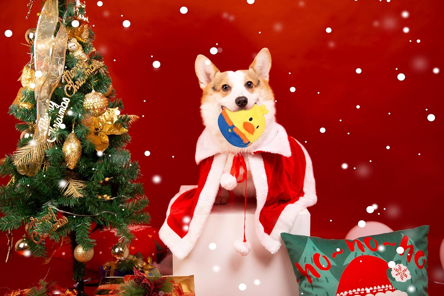 Rechargeable Interactive Moving Dog Toys, Automatic Crazy Jumping Duck for Boredom, Attractive Squeaky Plush Duck Covers A Talking Bouncing Ball with Recording Playback, Puppy Toys to Keep Them Busy - Image 8