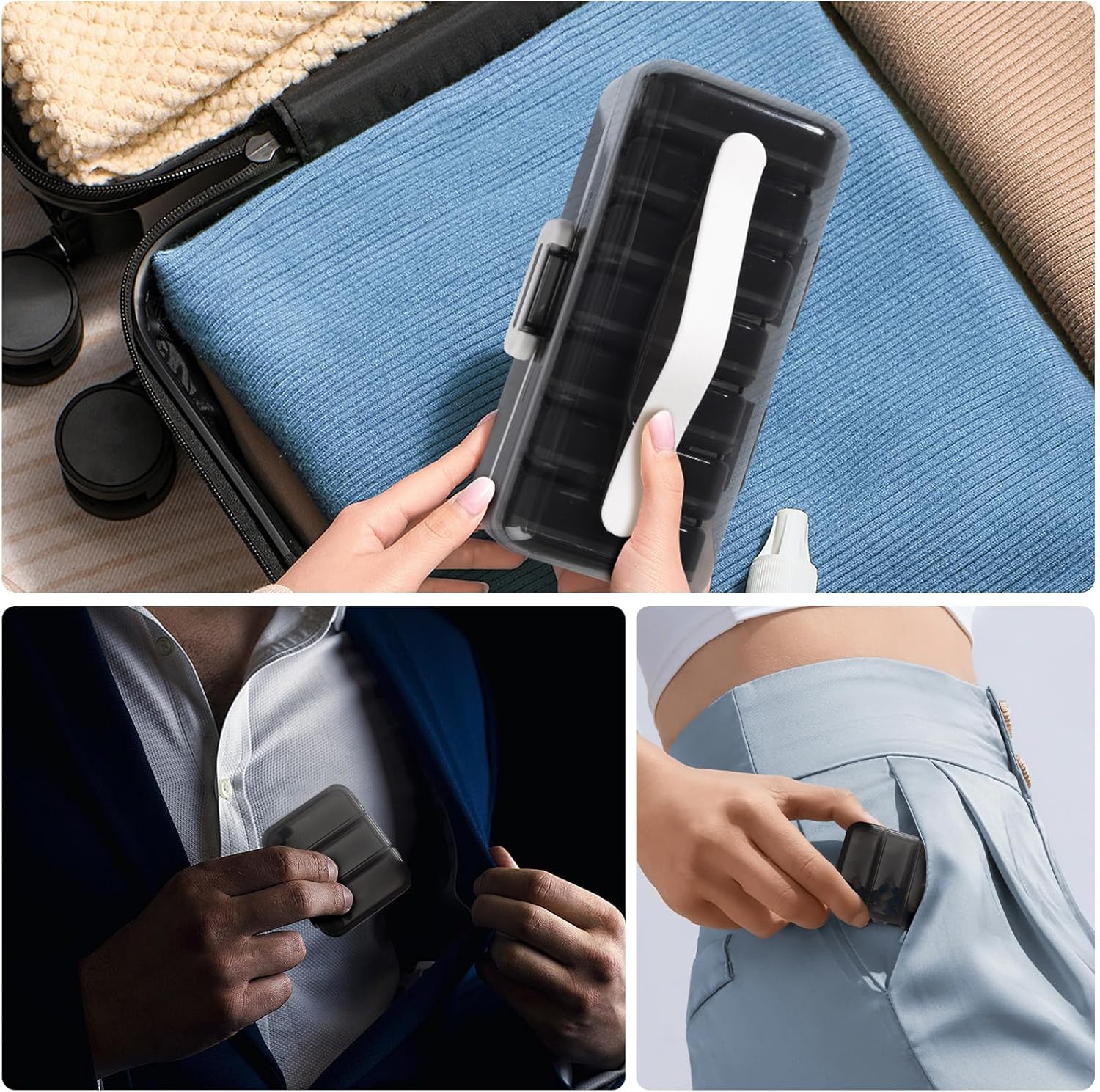 Weekly Pill Organizer, 7 Day Large Pill Box 3 Times a Day, One-Touch Easy Open Travel Medication Case for Seniors, Moisture-Proof Vitamin Holder with AM PM - Image 6