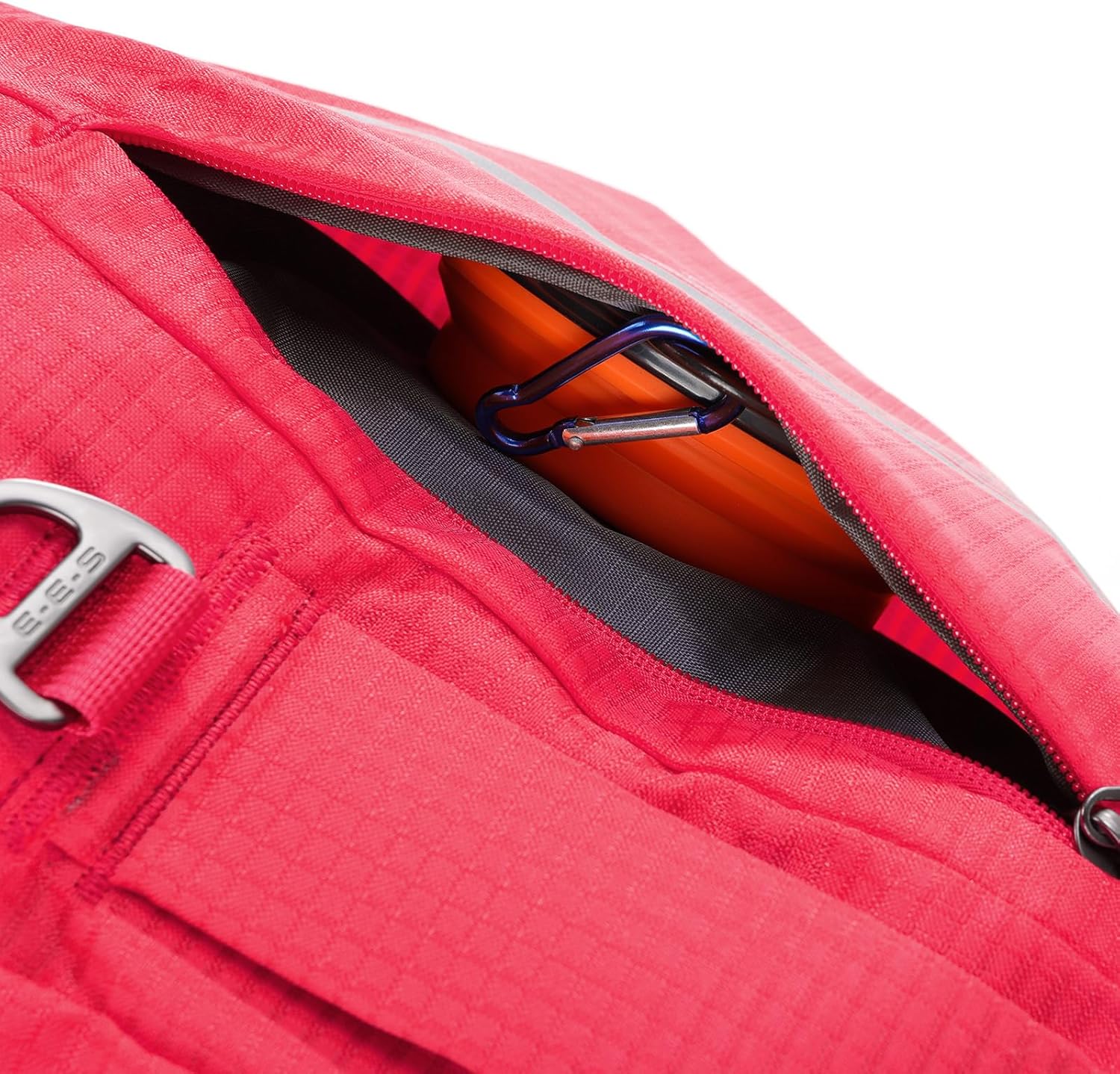 EXCELLENT ELITE SPANKER Y-Shaped Reflective Dog Backpack with Handle Pockets No Pull D-Rings Lightweight Hiking Gear for Dogs Hunting Camping Travel (Orange) - Image 7