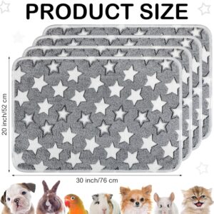 Tranqun 4 Pcs Waterproof Dog Blankets 30 x 21 Inch Washable Puppy Blan...