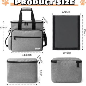 Dog Travel Bag, Airline Approved Tote Organizer, Travel Dog Backpack with Multi-Function Pockets for Dog Stuff & Pet Supplies Travel Essentials