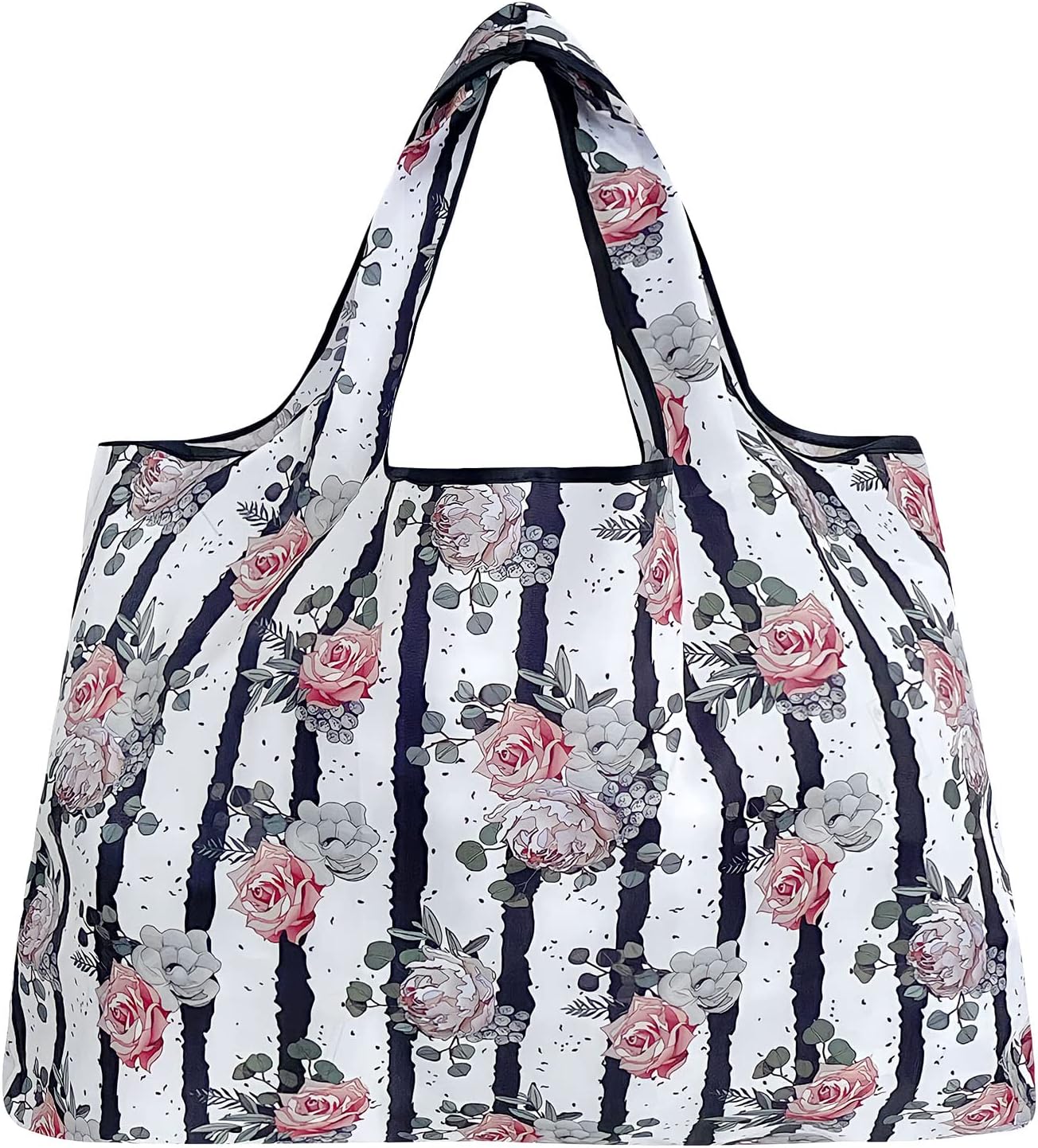 Allydrew Large Foldable Tote Nylon Reusable Grocery Bags - Image 2