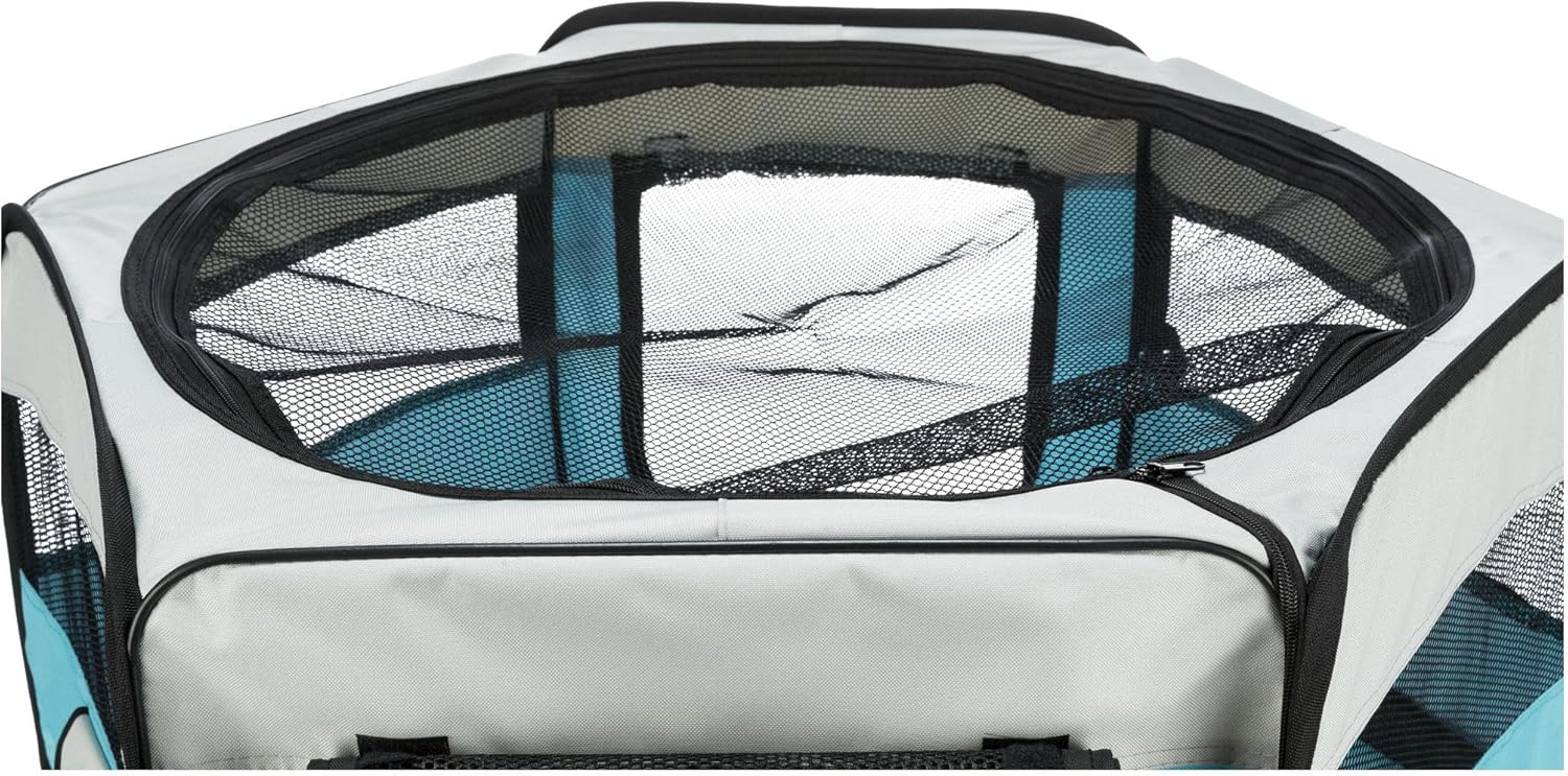 TRIXIE Soft Sided Mobile Playpen for Small Animals, Foldable and Portable, Ideal for Dogs, Rabbits, Cats, Large - Image 6