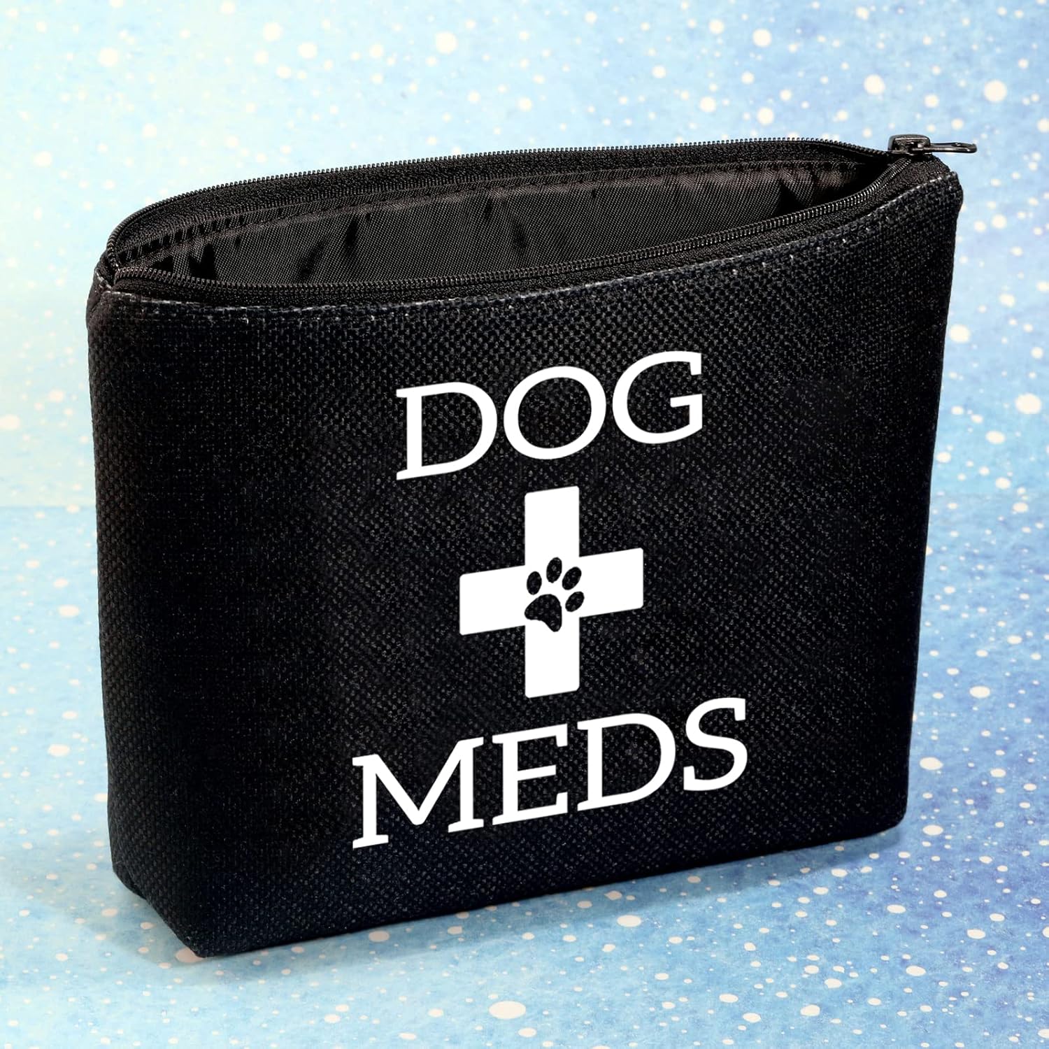 G2TUP Dog Medicine Bag - Vet Tech Gifts, Dog Essentials Storage for Travel, Camping, Car Emergency (Black) - Image 2