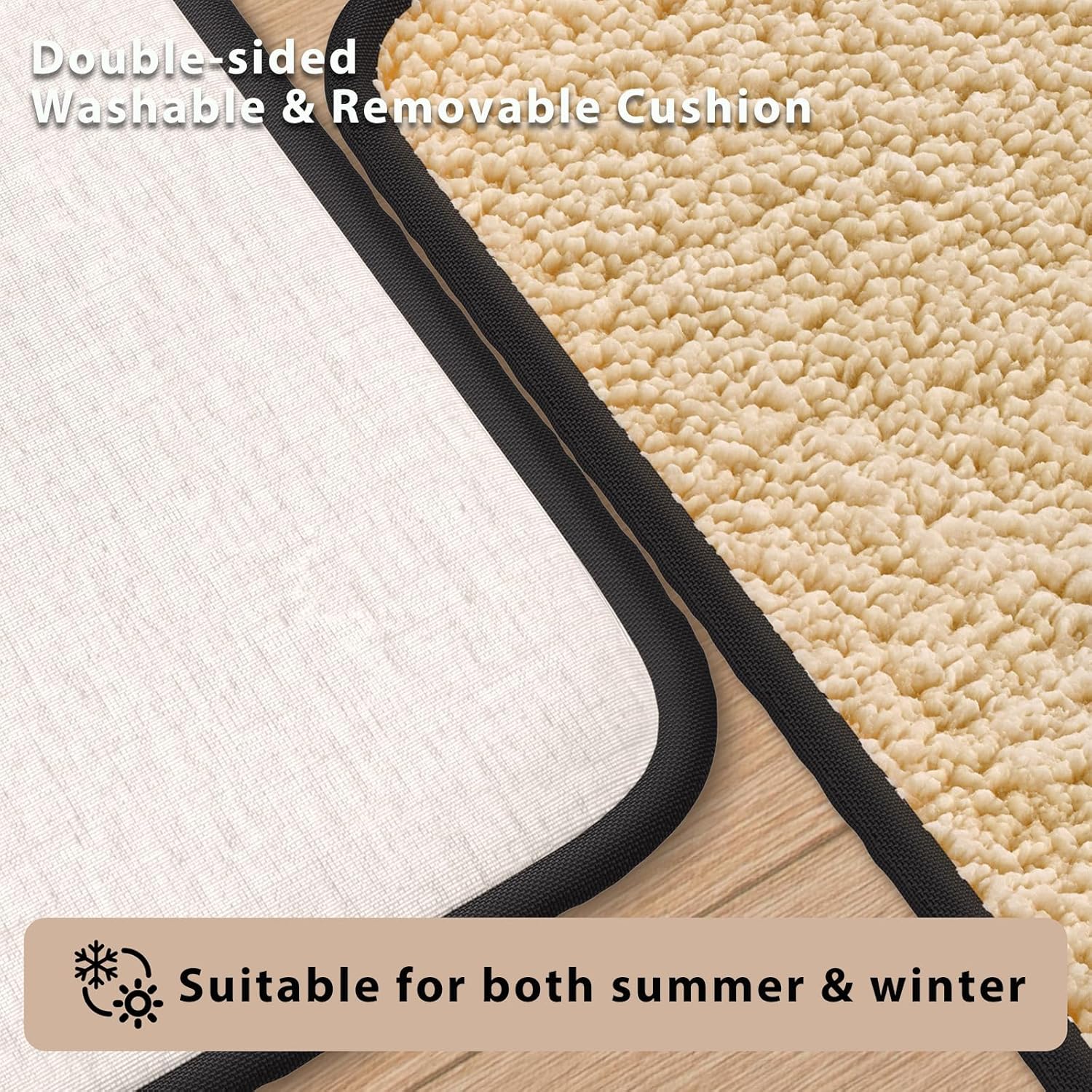 All-Season Cat Tent for Indoor/Outdoor, Assembly-Free Waterproof Cat House Bed with Removable Cushion, Cozy Cave for Cats & Small Dogs (Small, White) - Image 7