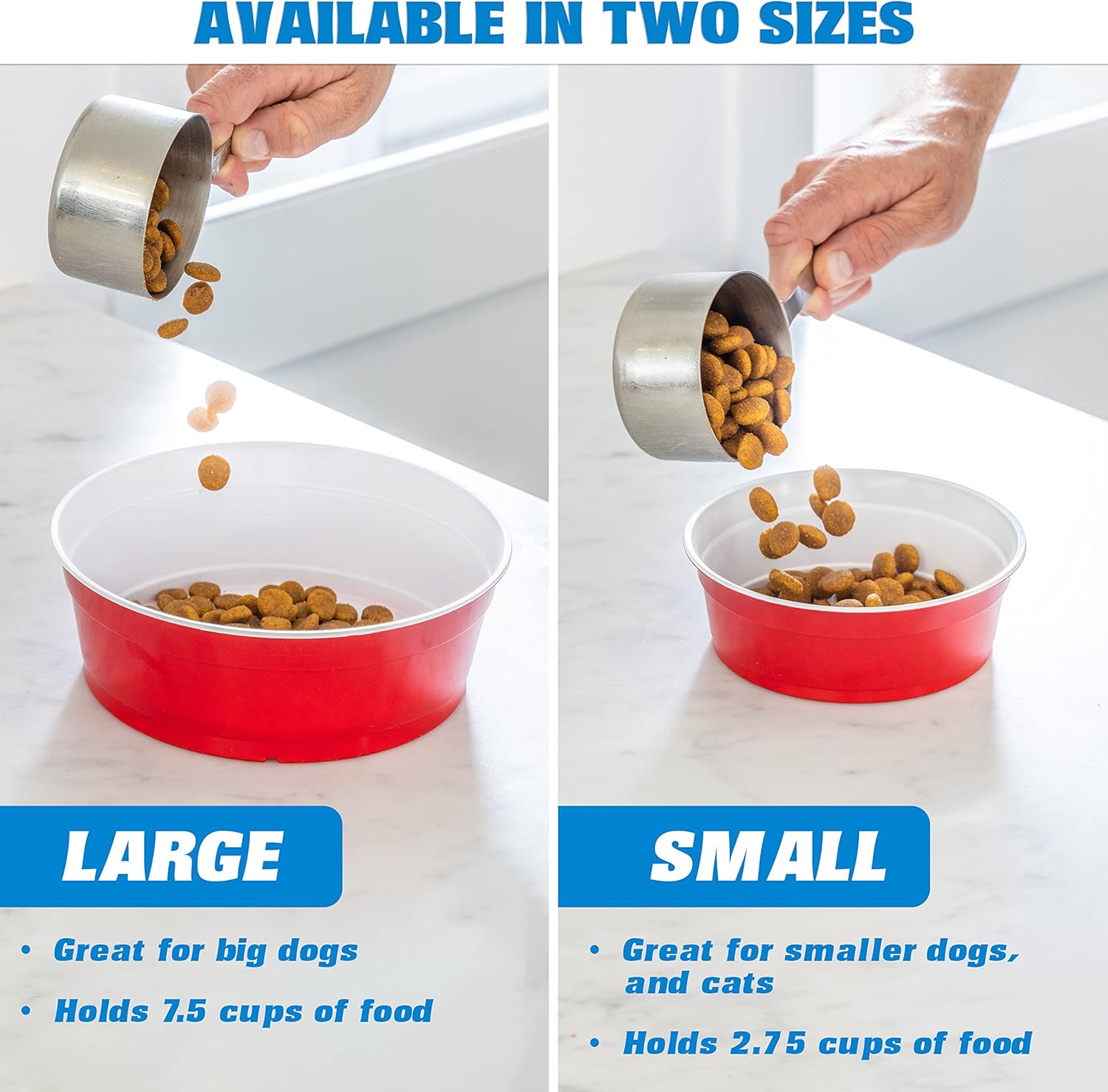 GoSports Party Dog Disposable Red Cup Style Pet Food Bowls for Cats and Dogs - 50 Small Size Bowls - Image 6