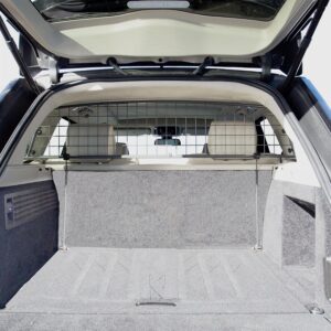 Travall Dog Barrier Compatible with Range Rover (2012-2021) Tailored Fit Luggage Barrier Load Seperator Heavy Duty Powder Coated Steel Pet Barrier Mesh Cage Car Seat Compatible