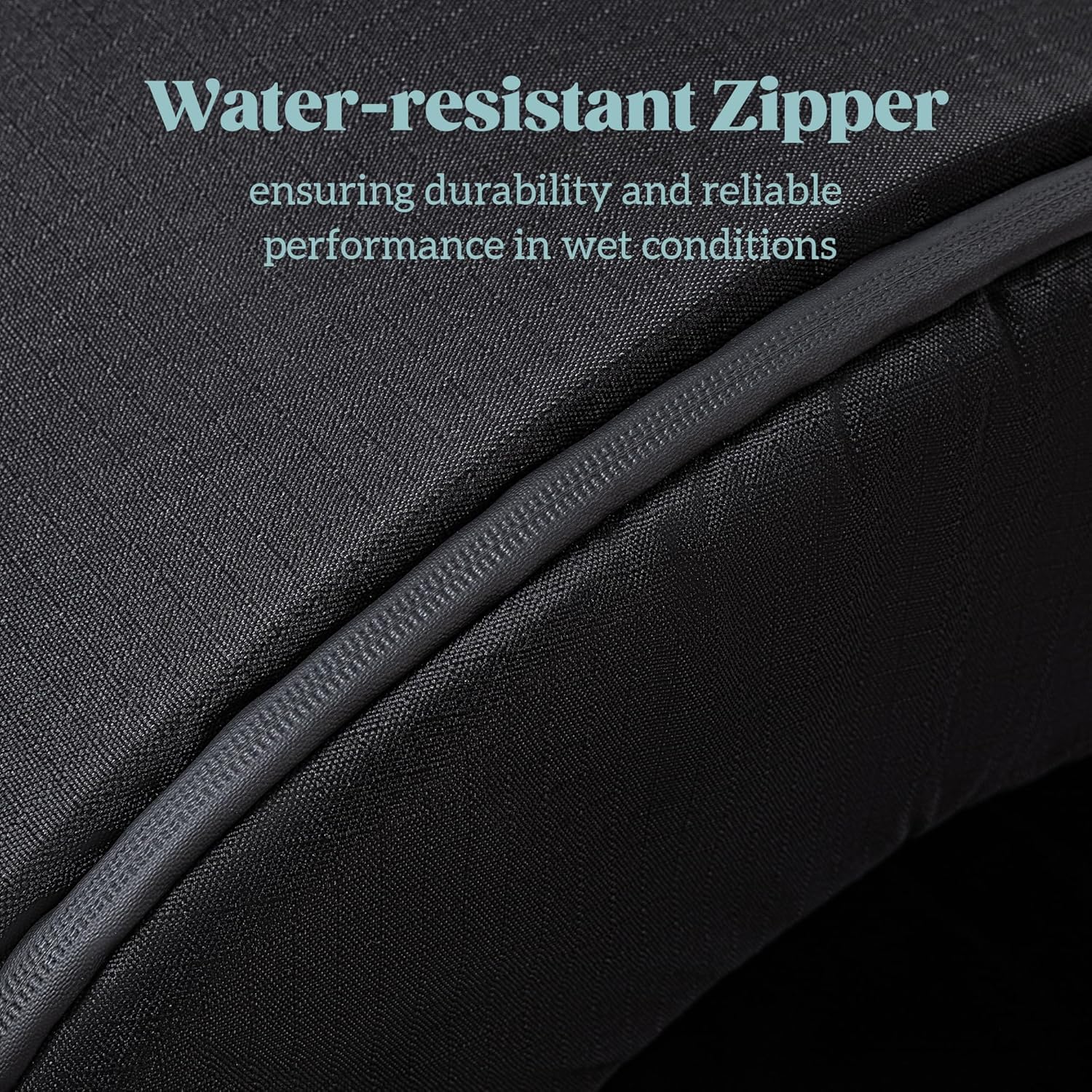 Orthopedic Dog House - Outdoor Waterproof Dog Shelter w/Porch - Indoor Pet House w/Egg-Crate Foam - Cooling - Machine Washable - Ideal for Large Breeds & Fits 36-Inch Crate - 35"x22" - Image 7