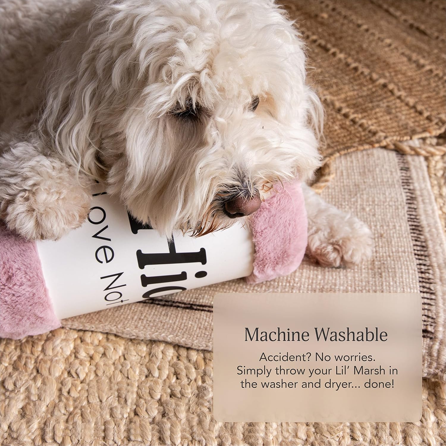 UnHide Lil’ Pet Marsh – Faux Fur Pet Blanket – Extra Soft, Lightweight, Washable Dog Blanket – Comfort and Protection for Couch, Crate, or Bed – Taupe Ducky 34 x 44 - Image 7