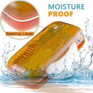 Travel Pill Organizer Medicine Dispenser – Moisture-Proof Pill Boxes and Organizer – Portable Vitamin Container Holder – 8 Large Compartments for Medication and Supplements