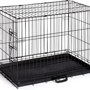 Prevue Pet Products Home On-The-Go Single Door Dog Crate E433, Medium, Black, Portable, Stability, Secure, Durable, Lightweight, Airy, Non Toxic