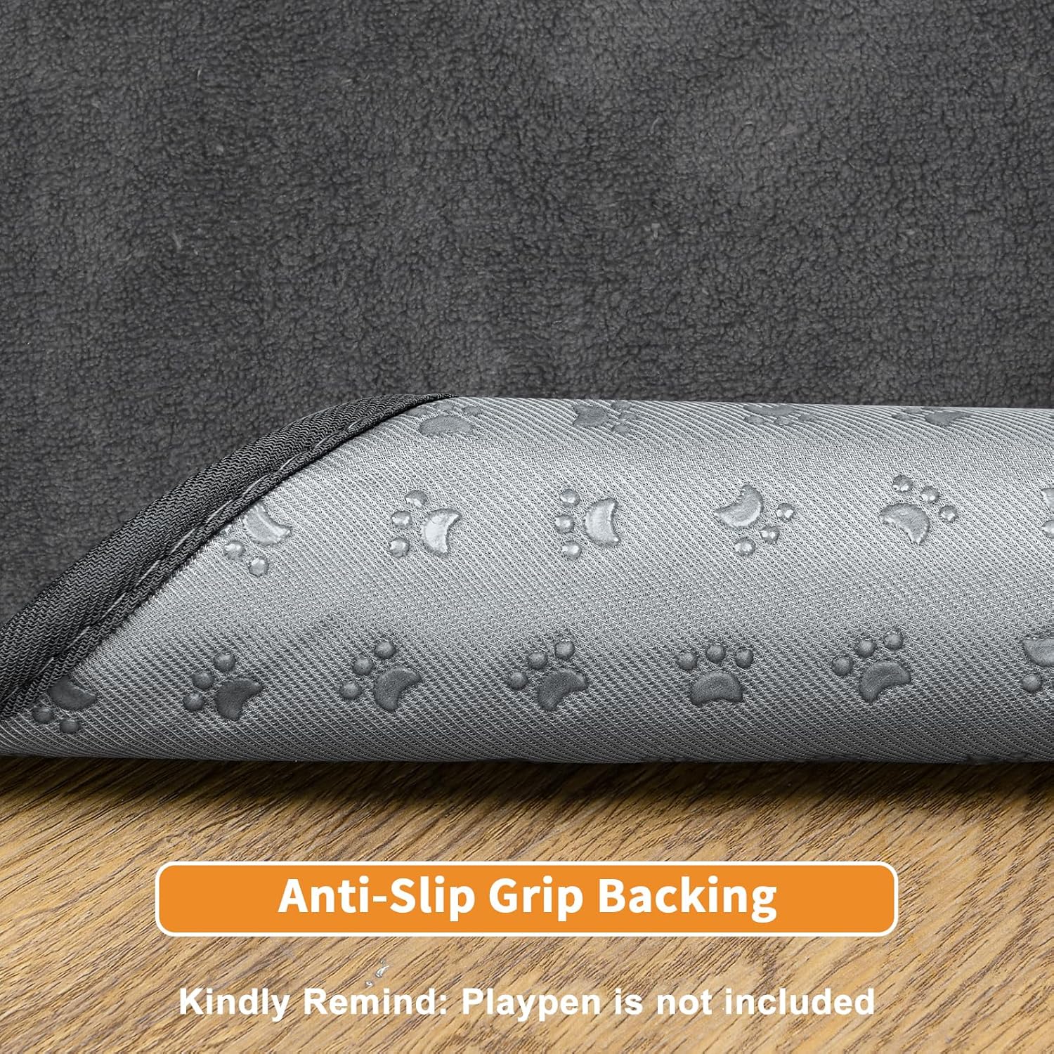 Dog Pee Pad Washable Extra Large, Instant Absorb Thicker Training Pads Non-Slip Pet Playpen Mat, Waterproof Reusable Floor Mat Ideal for Puppy Senior Dog Whelping Incontinence Housebreaking 65x48 Inch - Image 3