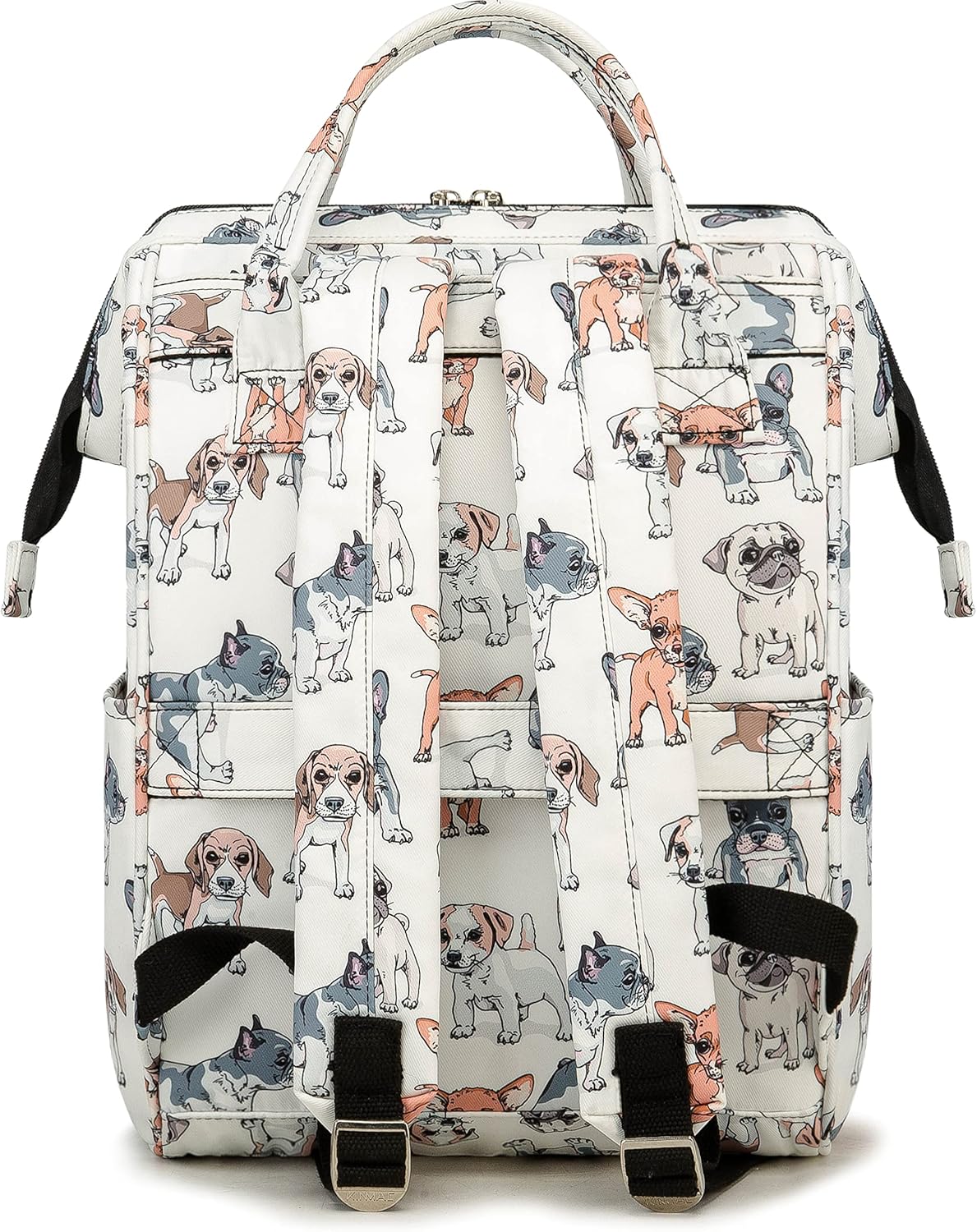 Kinmac Wide Open Style Laptop Backpack College Travel Outdoor Backpack For Laptop Up to 15.6 Inch (Dog) - Image 9