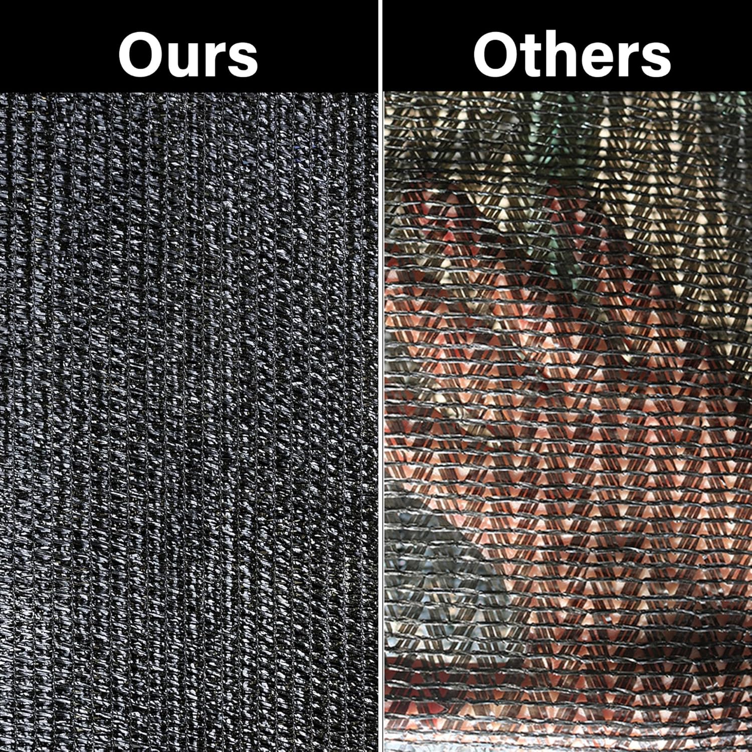 winemana 90% Shade Cloth, Dog Kennel Shade Cover, 6.6 x 16 FT Sturdy Durable Sunblock Shade Mesh Tarp with Grommets for Patio Plants Greenhouse Chicken Coop Porch - Image 4