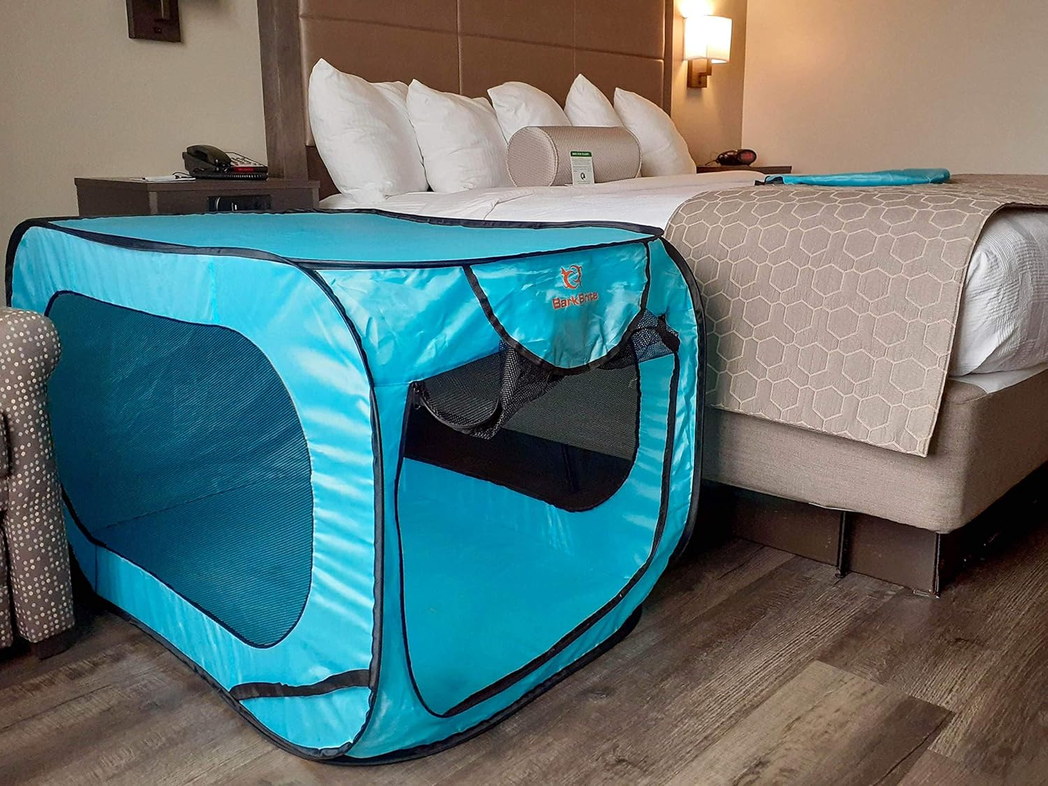 Bark Brite Pop Open Collapsible Travel Crate in 2 Sizes (Extra Large) - Image 3