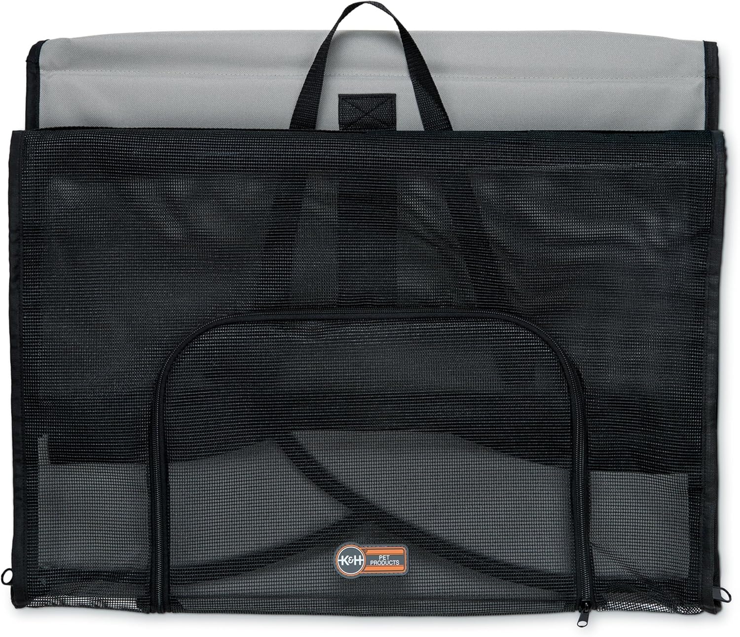 K&H Pet Products Enclosed Dog Car Seat, Travel Safety Carrier for Pets, Dog Travel Car Seat, Soft-Sided Covered Cat Carrier, Washable Pad, Multiple Entrances, Mesh Windows - Medium 24 X 19 X 17in - Image 7